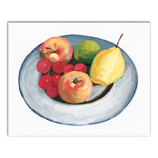 Rainbow Fruit Bowl 16x20 Canvas Wall Art | Michaels